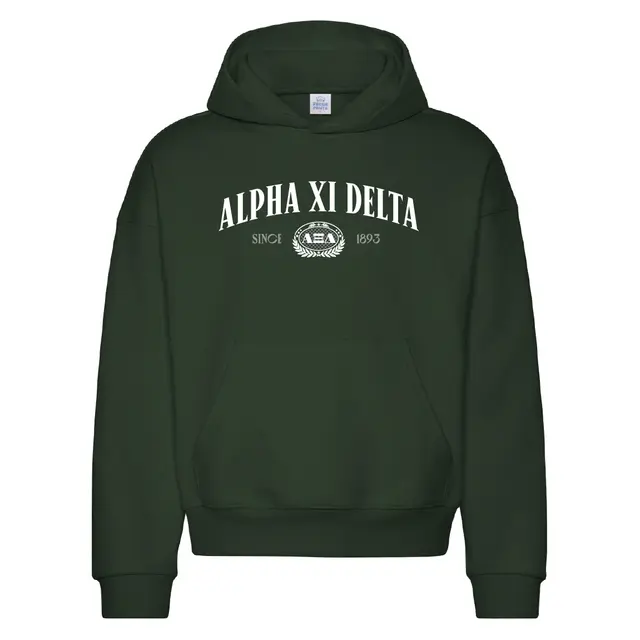 Alpha Xi Delta Classic Crest PR Hoodie 2