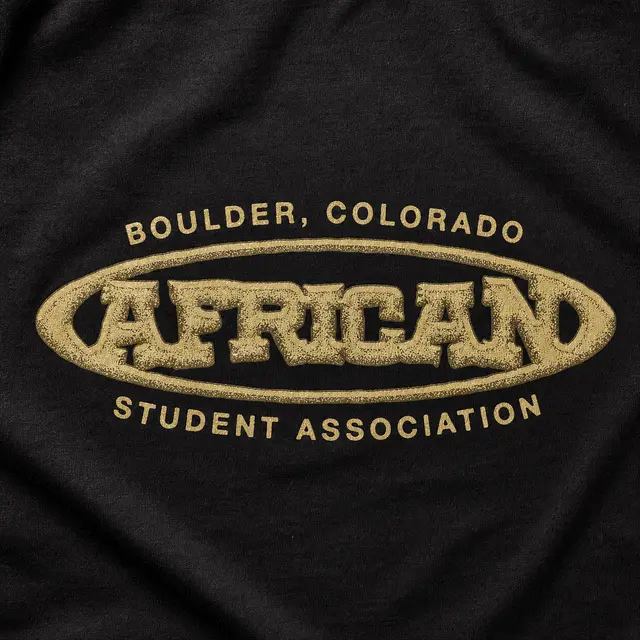 African Student Association Oval Lettering PR Shirt