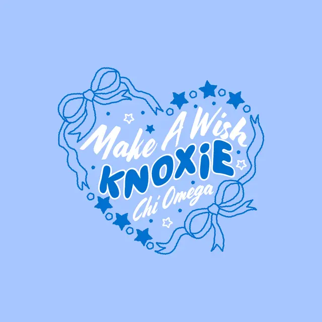 Chi Omega Heart Bows and Stars Philanthropy Tank