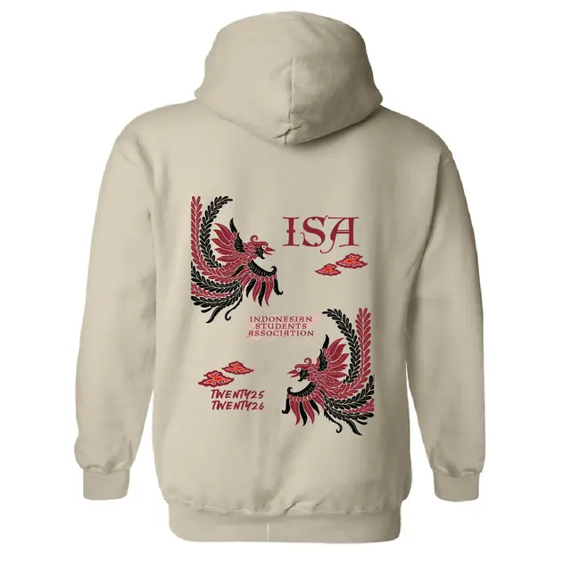 Indonesian Students Association Phoenix Illustration PR Hoodie 2