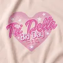 Delta Delta Delta Heart Illustration Bid Day Tank