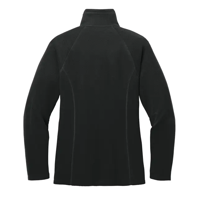 Eddie Bauer Women's Full-Zip Microfleece Jacket Black Back