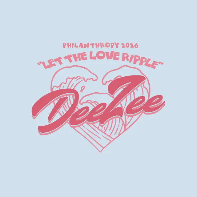 Delta Zeta Wave Heart Philanthropy Shirt