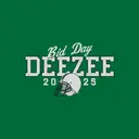 Delta Zeta Bold Football Helmet Bid Day Shirt
