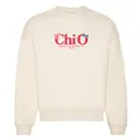 Chi Omega Bow Accents Parent's Weekend Crewneck 2