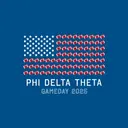 Phi Delta Theta Football Flag Game Day Crewneck