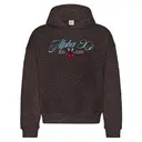 Alpha Xi Delta Script Cherry Leopard Pattern Bid Day Hoodie 2