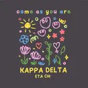 Kappa Delta Come as You Are Floral PR Shirt