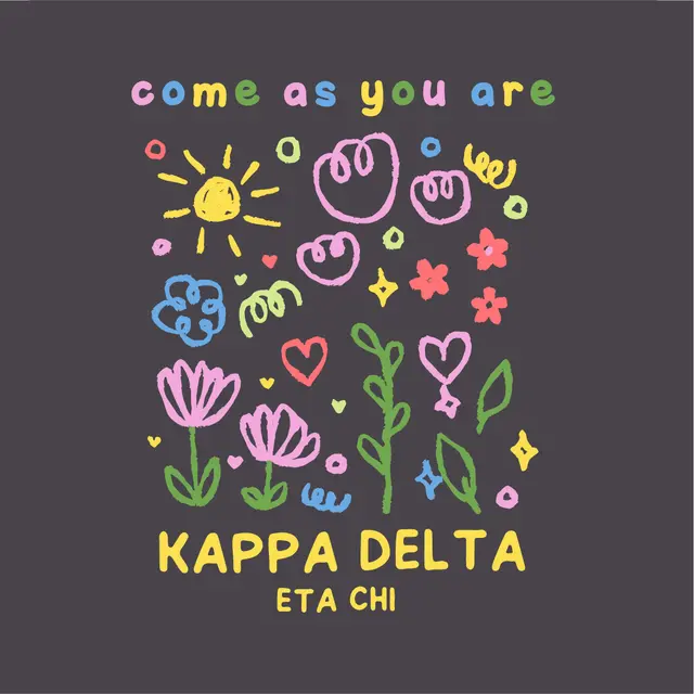 Kappa Delta Come as You Are Floral PR Shirt