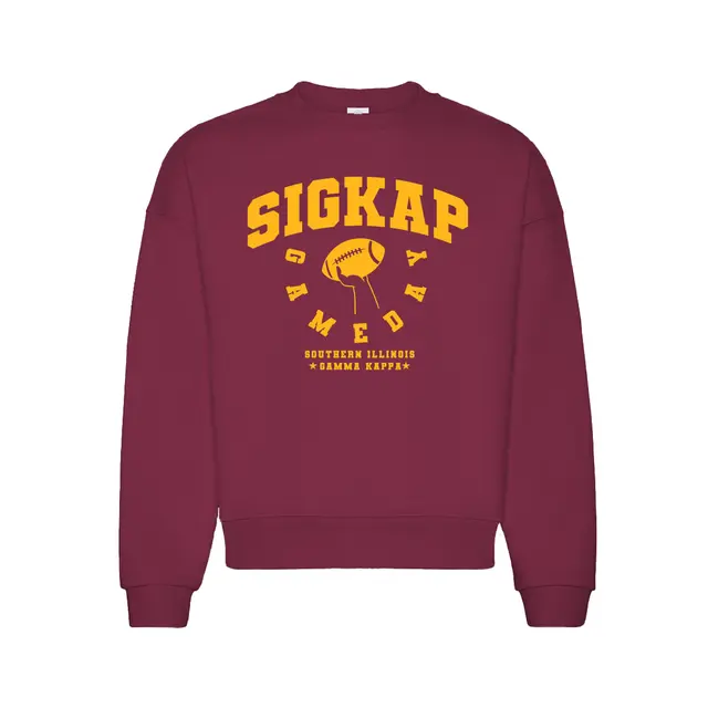 Sigma Kappa Football Graphic Game Day Hoodie 2