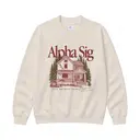 Alpha Sigma Alpha House Illustration Retreat Sweater 2