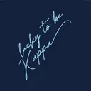 Kappa Kappa Gamma Hand Drawn Lettering PR Tank