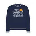 Men's Basketball Club Bold Texts Basketball Graphic PR Crewneck 2