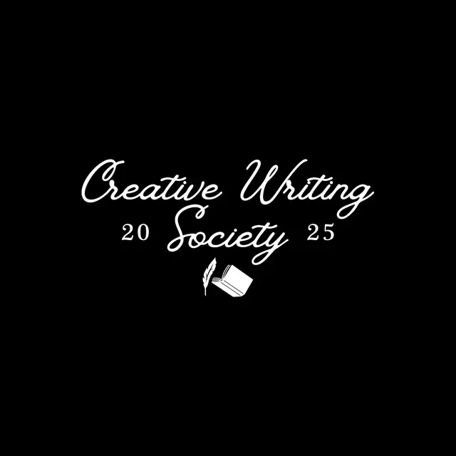 Creative Writing Society Script Text with Quill Club Hoodie