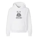 Chi Psi Teddy Bear Illustration PR Hoodie 2