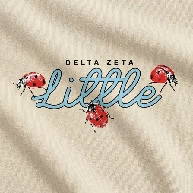 Delta Zeta Ladybug Illustration Big Little Reveal Tank