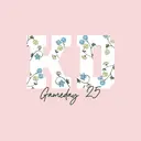 Kappa Delta Floral Lettering Game Day Tank