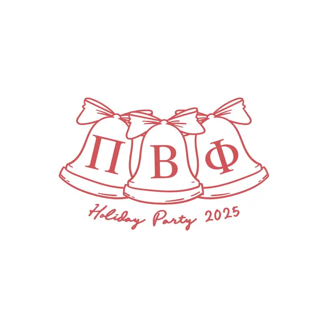 Pi Beta Phi Bells Graphic Holiday Shirt