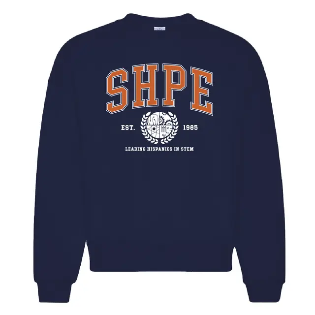 Society of Hispanic Professional Engineers Block Lettering PR Crewneck 2