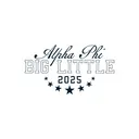 Alpha Phi Bold Stars Big Little Reveal Shirt