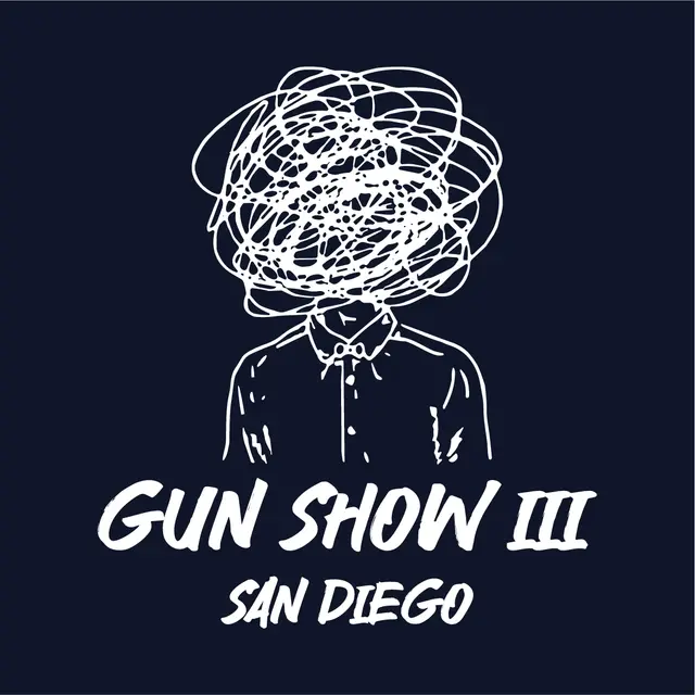 GUN SHOW III Swirling Lines Graphic Club Shirt