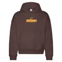 Iota Phi Theta Outlaws Crown Icon Bold Text Parent's Weekend Hoodie 2
