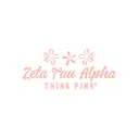 Zeta Tau Alpha Simple Flowers and Script Philanthropy Shirt