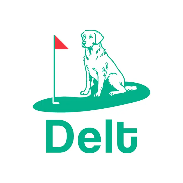 Delta Tau Delta Dog and Golf Flag PR Polo