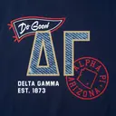 Delta Gamma Denim Inspired PR Shorts