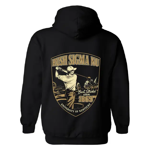 Sigma Nu Golfer Graphic Rush Hoodies 2
