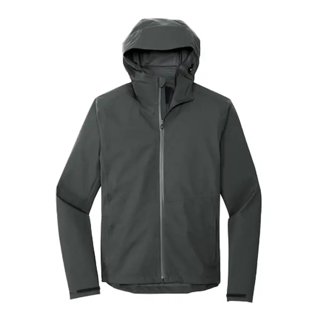 Mercer + Mettle Waterproof Rain Shell mm7000 Anchor Grey Front