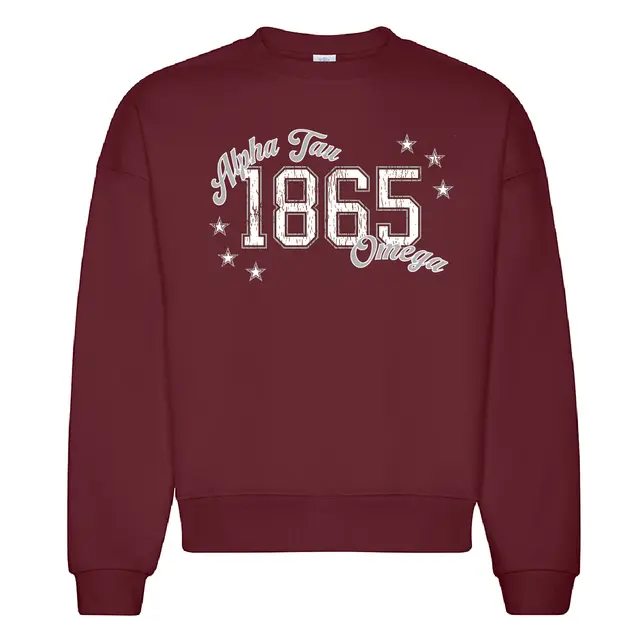 Alpha Tau Omega Classic Block Star PR Crewneck 2