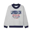 Lambda Chi Bold Lettering Stars Philanthropy Hoodie 2