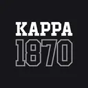 Kappa Kappa Gamma Bold Block Texts in White PR Shirt