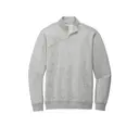 District V.I.T. Fleece 1/4-Zip Light Heather Grey Front