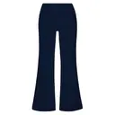 FP101 Katie Fold-over Flared Pants Royal Blue Back
