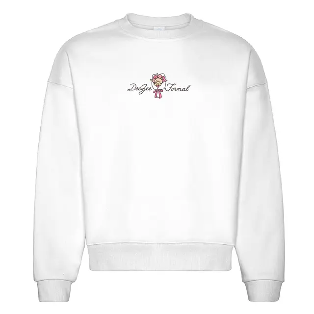 Delta Zeta Floral Dog Bouquet Formal Crewneck 2