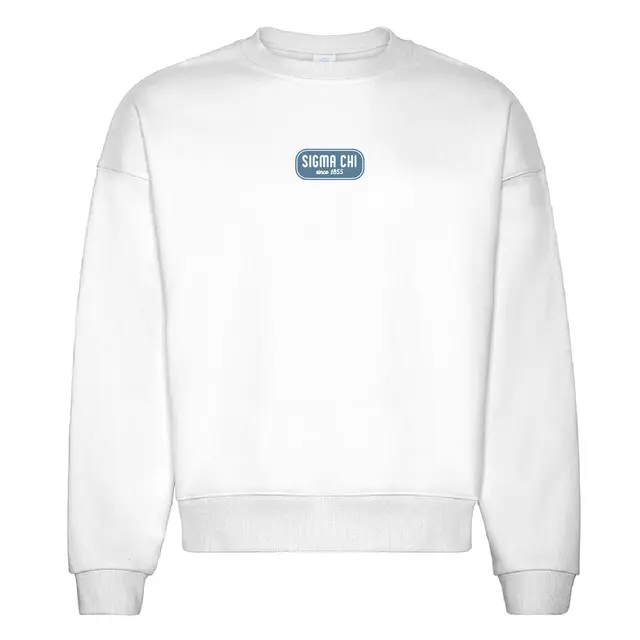 Sigma Chi Classic Oval Text PR Crewneck 2