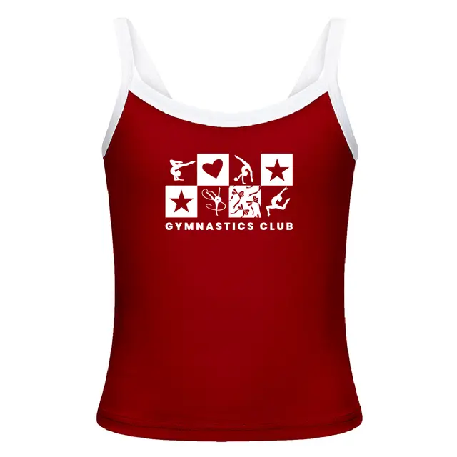 Gymnastics Club Dynamic Icons and Shapes PR Tank 2