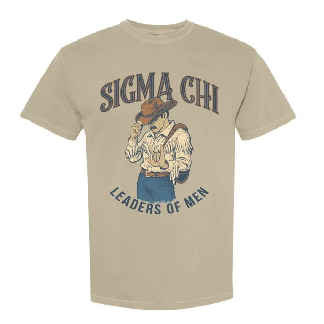 Sigma Chi Cowboy Illustration PR Shirt 2