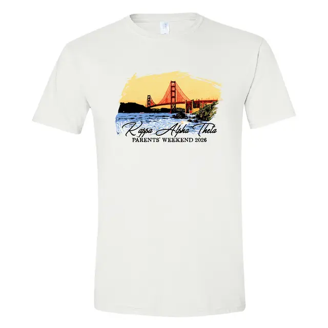 Kappa Alpha Theta Golden Gate Bridge Parents Weekend Shirt 2