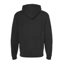 Unisex Full-Zip Hooded Sweatshirt Black Back