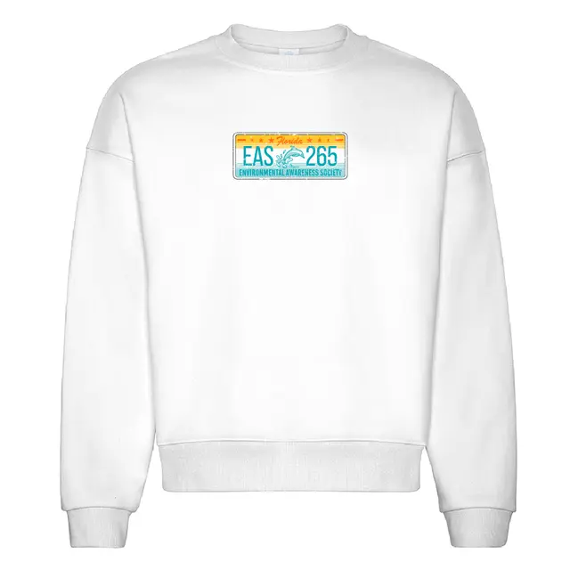 Environmental Awareness Society License Plate Dolphin PR Crewneck 2
