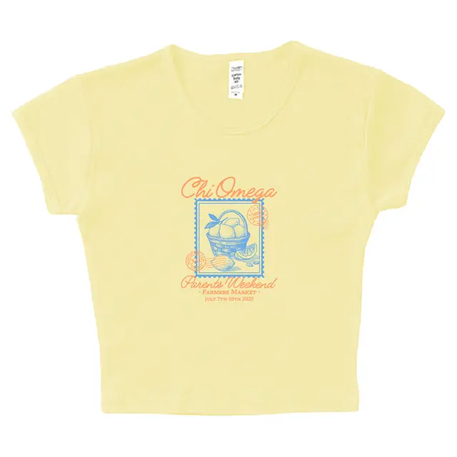 Chi Omega Basket Drawing Parents Weekend Shirt 2