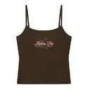 Alpha Chi Omega Dotted Star Text Bid Day Tank 2