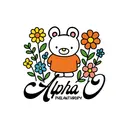 Alpha Omicron Pi Cute Bunny and Flowers Philanthropy Tank