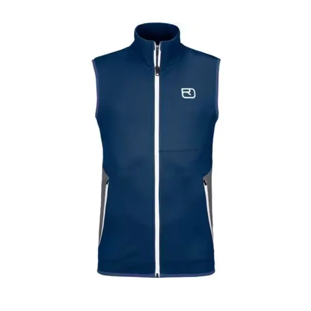 Ortovox Fleece Vest - Men's ortl0c7 Deep Ocean Front