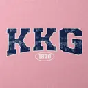 Kappa Kappa Gamma Distressed Block Lettering PR Hoodie