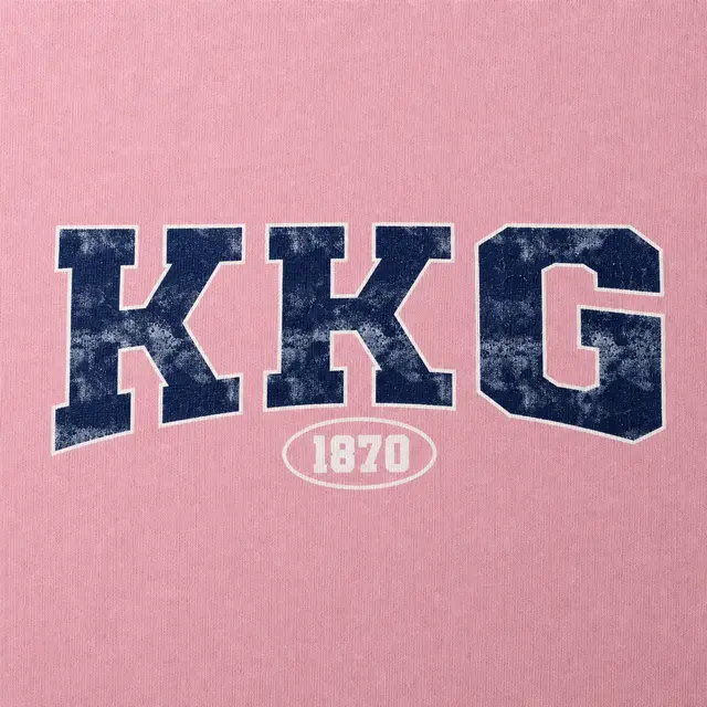 Kappa Kappa Gamma Distressed Block Lettering PR Hoodie