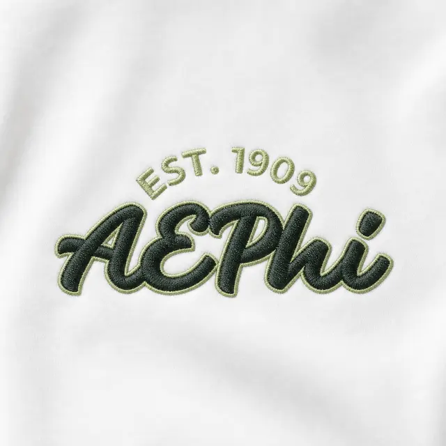 Alpha Epsilon Phi Curved Text PR Tank
